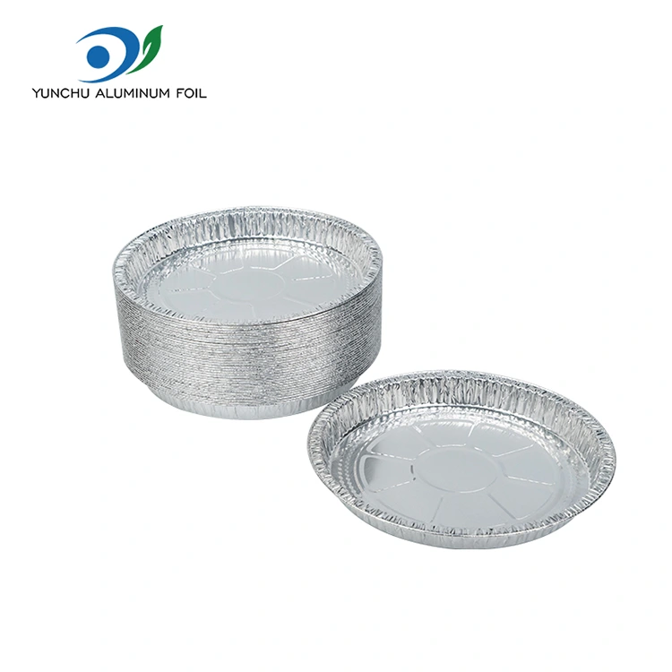 7-9 بوصات حاويات رقائق الألومنيوم الفضية البيتزا 7-9 بوصات حاويات رقائق الألومنيوم الفضية البيتزا