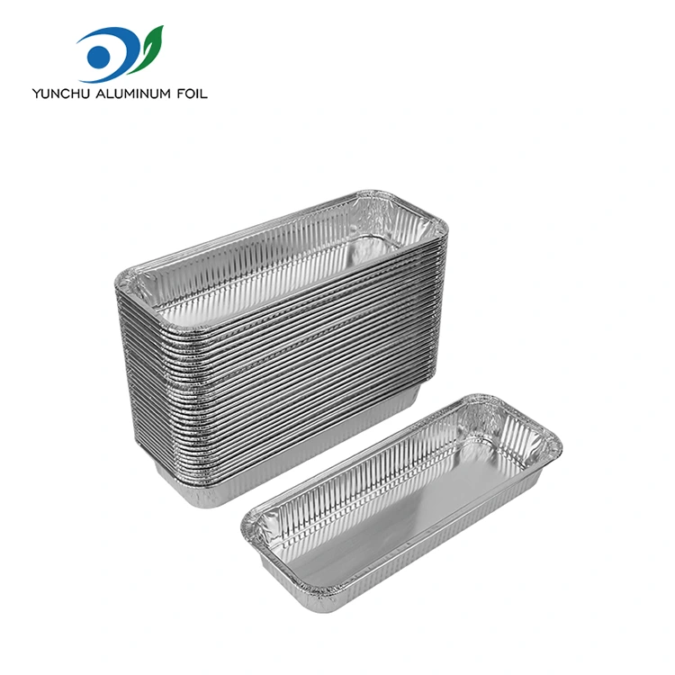 حاويات رقائق الفضة الخبز المستطيلة الخبز حاويات رقائق الفضة الخبز المستطيلة الخبز