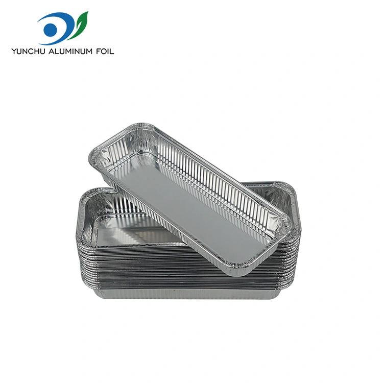 حاويات رقائق الفضة الخبز المستطيلة الخبز