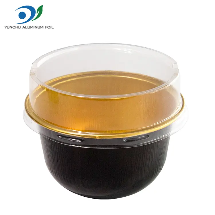 ما هي حاويات رقائق الألومنيوم ذات الجدران المستديرة للخبز؟