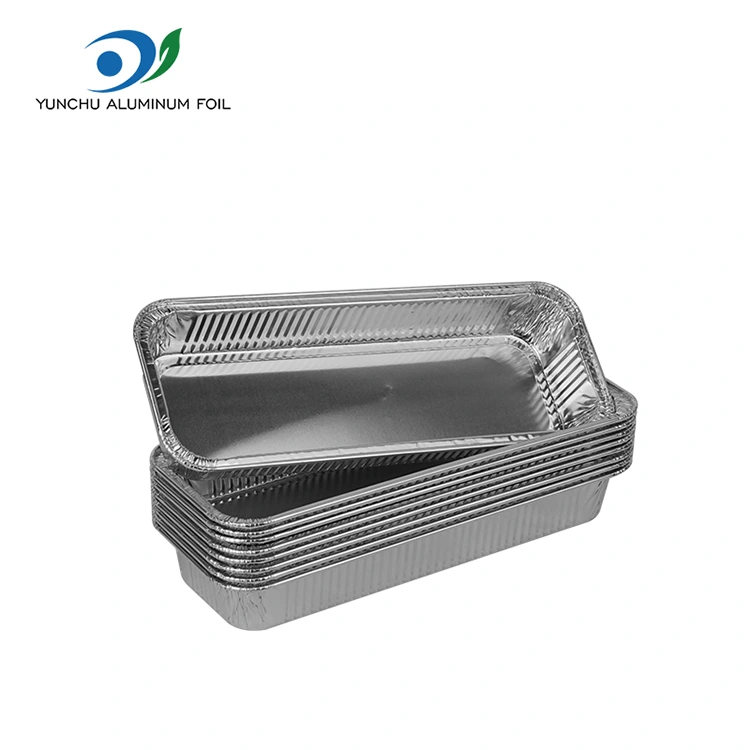 حاويات رقائق الفضة الخبز المستطيلة الخبز