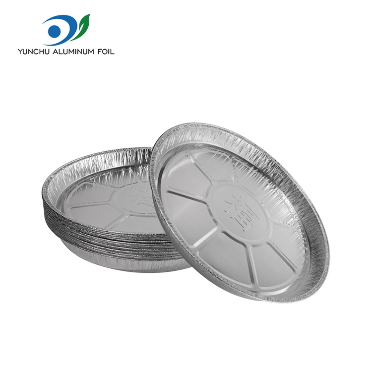 مقلاة الهواء التي يمكن التخلص منها فرن الفضة من الألومنيوم حاوية طعام