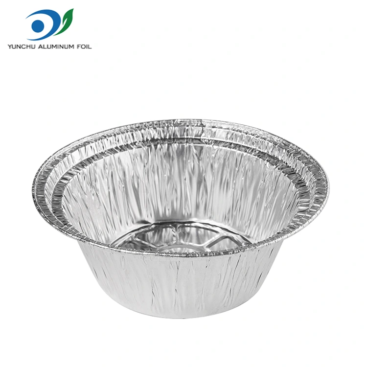 قابلية للتصرف في حاويات رقائق الألومنيوم الفضية