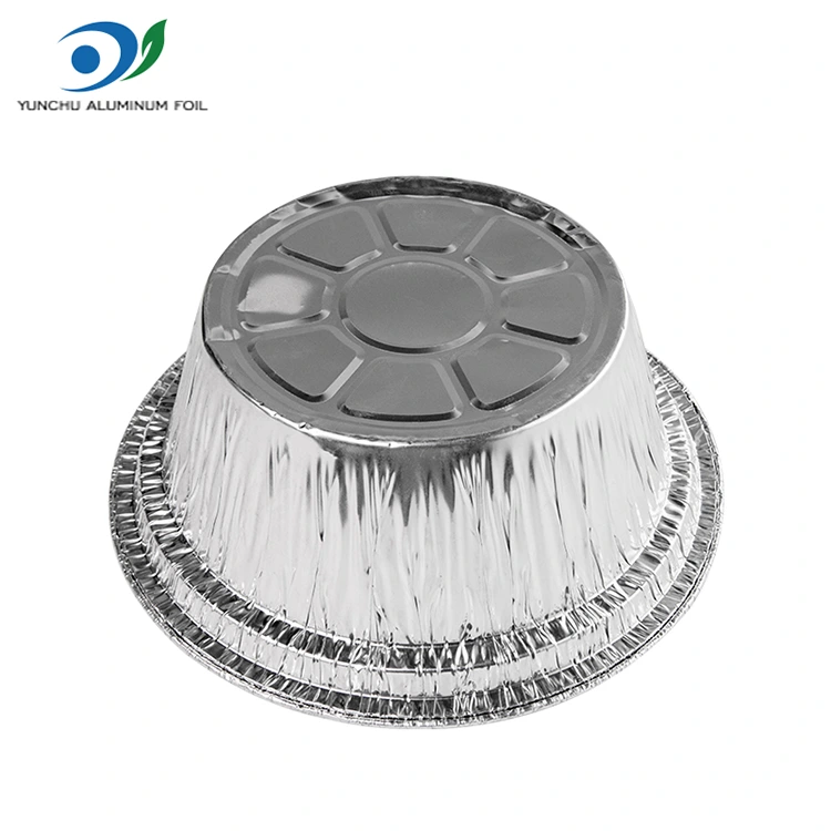 قابلية للتصرف في حاويات رقائق الألومنيوم الفضية