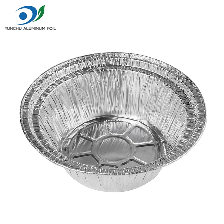 قابلية للتصرف في حاويات رقائق الألومنيوم الفضية