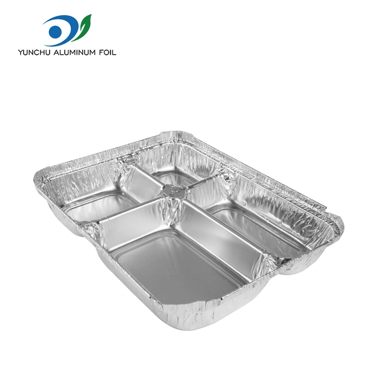 يمكن التخلص من التخلص من حاويات رقائق الألومنيوم الفضية للوجبات السريعة