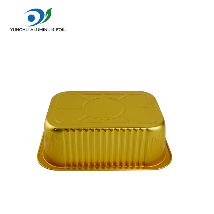 حاويات رقائق الألومنيوم مربعة يمكن التخلص منها