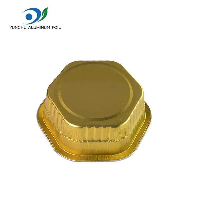 سداسية الوجبات الجاهزة سداسي حاويات ألومنيوم ألمنيوم سداسي