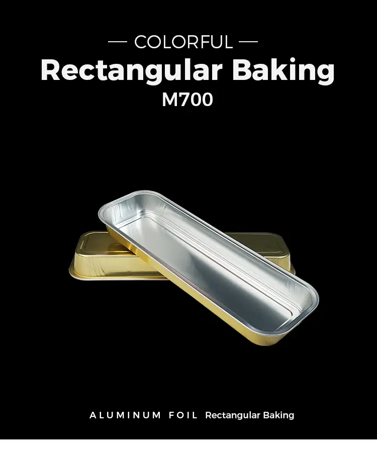 Rectangular bread Smoothwall Aluminum Foil Containers