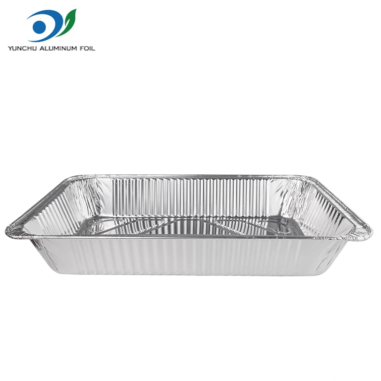 سعة كبيرة في الهواء الطلق علبة الخبز الفضية حاويات رقائق الألومنيوم سعة كبيرة في الهواء الطلق علبة الخبز الفضية حاويات رقائق الألومنيوم