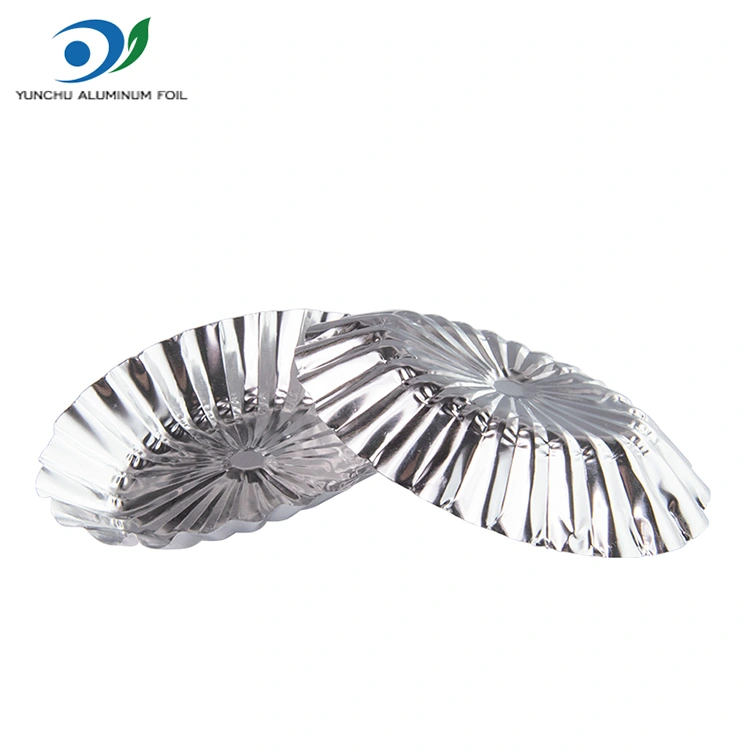 بيضاوي الدانتيل الكاسترد تورت الفضة حاوية طعام رقائق الأطعمة بيضاوي الدانتيل الكاسترد تورت الفضة حاوية طعام رقائق الأطعمة