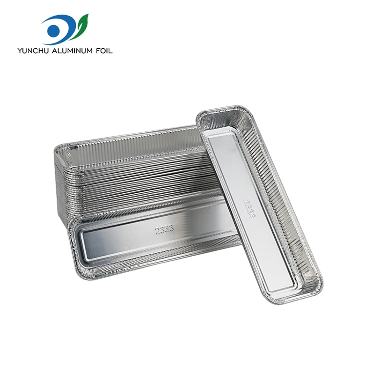 خبز مستطيل هواء مقلاة الفضة حاويات رقائق الألومنيوم خبز مستطيل هواء مقلاة الفضة حاويات رقائق الألومنيوم