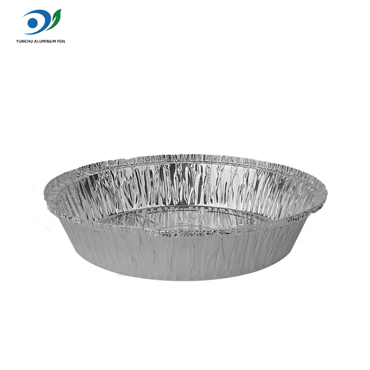 مقلاة الهواء الدائرية وعاء الساخن الفضة حاوية طعام رقائق الأطعمة مقلاة الهواء الدائرية وعاء الساخن الفضة حاوية طعام رقائق الأطعمة