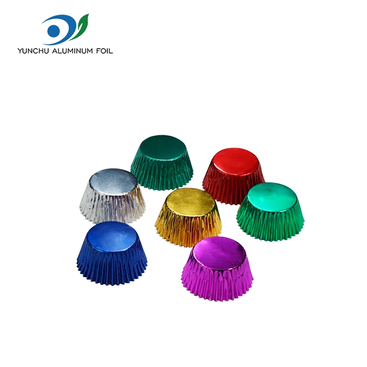 جولة صغيرة الحزمة الخبز الفضة حاوية الأطعمة الألومنيوم