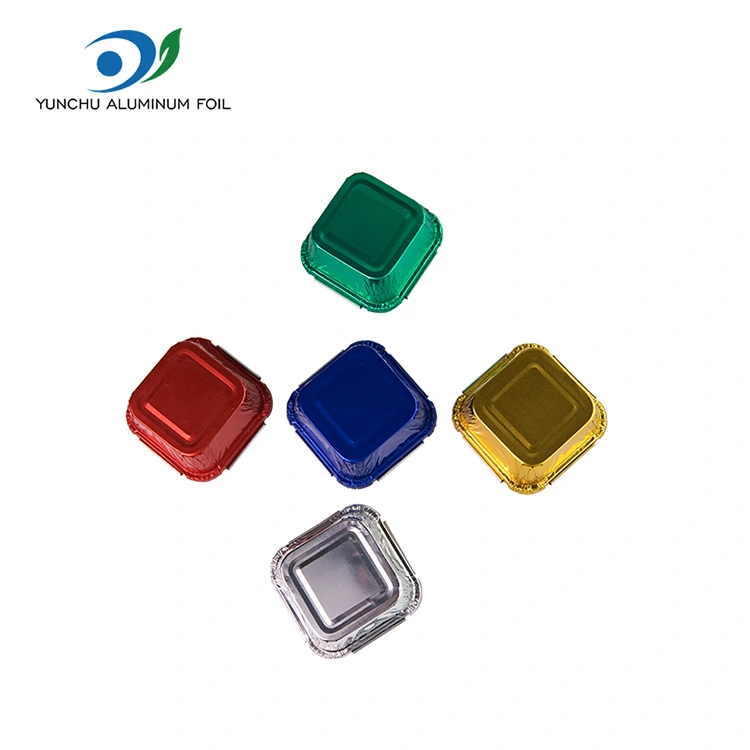 حاويات رقائق الألومنيوم الفضية من فرن الفضة